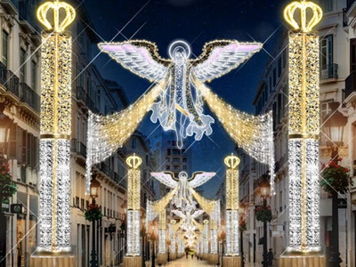 Malagas berømte julelysshow