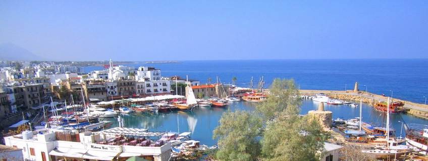 Kyrenia's historischer Hafen und Burg