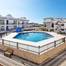 2-bedroom ground floor apartments and penthouses + kitchen units + communal pools + gym + SPA + restaurant + bar + supermarket + pharmacy + walking distance to the beach