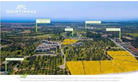 Plots of land for construction located next to the International College of Vilamoura.