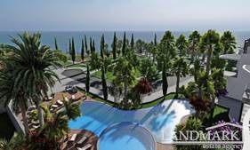1-bedroom elegant ground floor apartments and penthouses + communal swimming pool + walking distance to the sea + payment plan