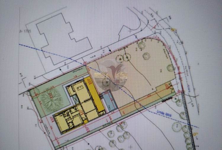 New villa to be built with 1718m2, with an approved architectural project for a single-family house, ground floor,