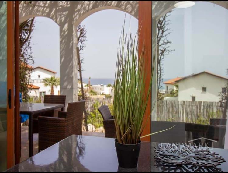 3 bedroom villa with beautiful sea views + white goods + communal swimming pool   + Title deed in the owner’s name VAT paid