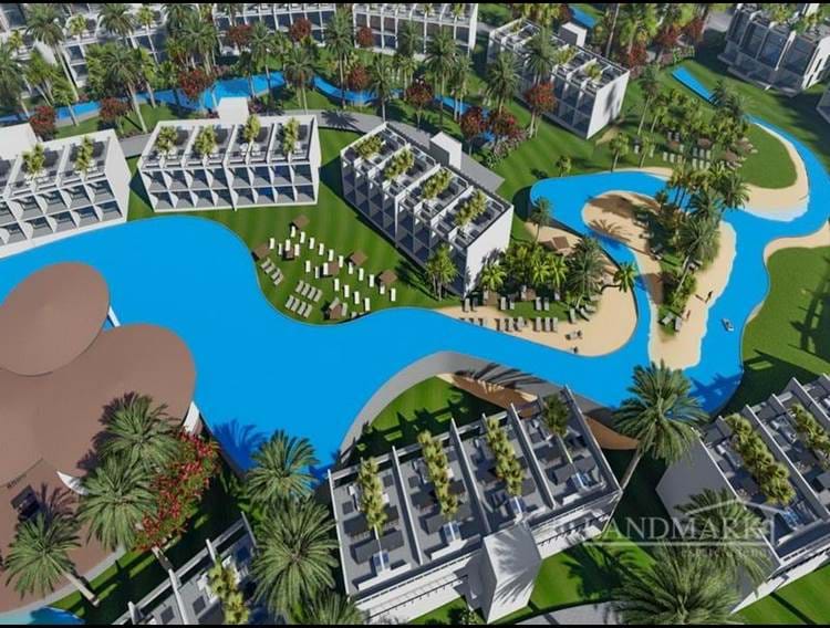Contemporary 1 bedroom garden apartments + communal pools + indoor heated pool + SPA center + restaurant + bar + gym + sport facilities + walking distance to the beach + children’s play park + payment plan