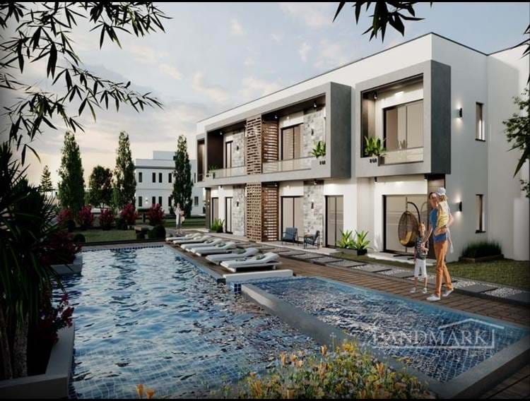 Trädgårdslägenhet med 1 sovrum och takvåningar + gemensam pool + centralvärme och inverter luftkonditioneringssystem infrastruktur + Avbetalningsplan