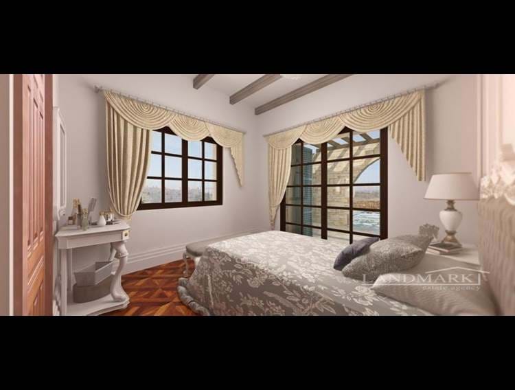 Каменные виллы с 4 спальнями + бассейн + центральное отопление + панорамный вид на море и горы + план оплаты + турецкие документы о праве собственности  