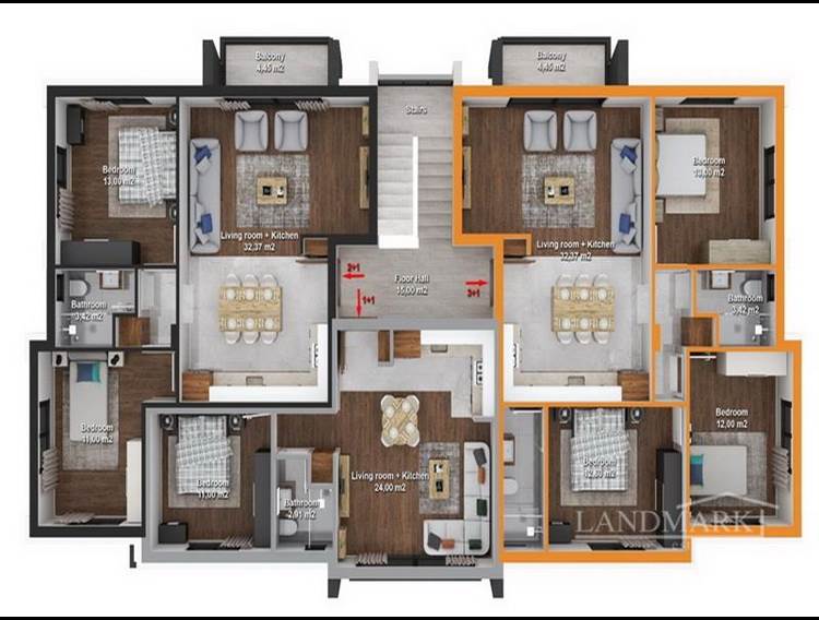 Lägenheter med 1 sovrum + nära bekvämligheter + avbetalningsplan