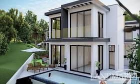 3 bedroom modern off-plan villas + infinity swimming pool 
