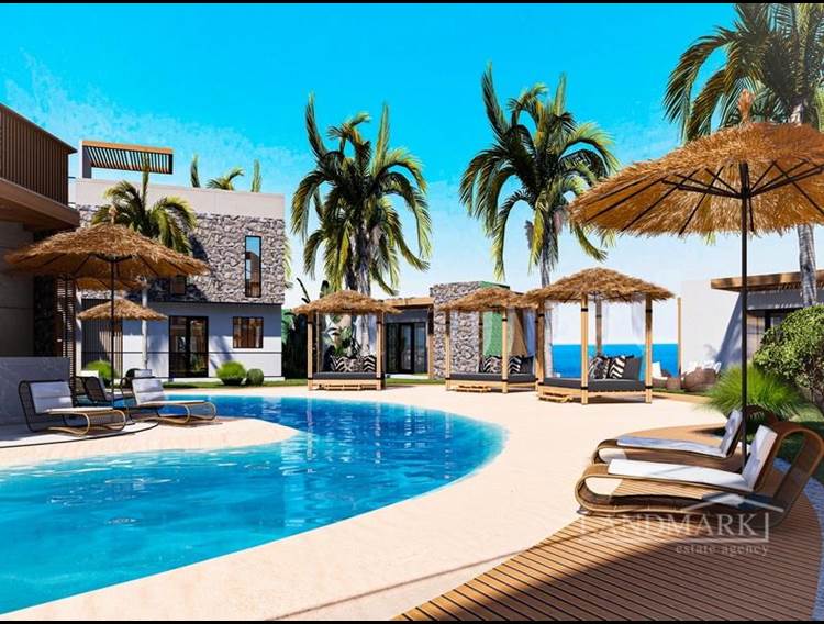 Lyxiga och helt nya studio-bungalows + gemensamma sand- och klassiska pooler + SPA + gym + restaurang + utomhusbio + tennisbana + lekplats + betalningsplan