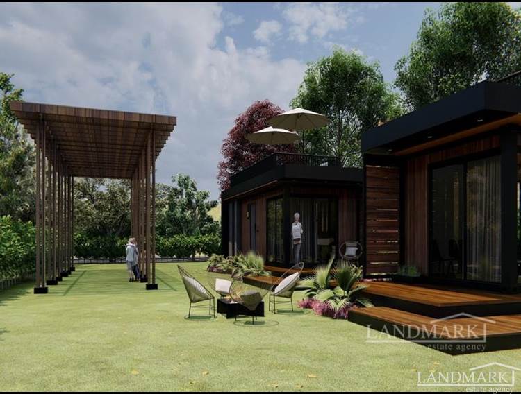 Luxury 1 bedroom off plan tiny houses + communal swimming pool + cafe + wellness centre + retreat institution + payment plan
