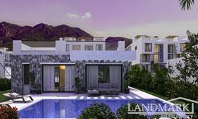 Under uppbyggnad bungalows med 3 sovrum + privat pool + faciliteter på plats + gångavstånd till stranden + spa- och hälsocenter + restaurang + betalningsplan