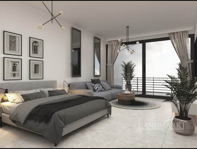 Modernes Studio-Penthouse-Apartment zum Weiterverkauf + Meerseite + Gemeinschaftspool + zu Fuß zum Strand