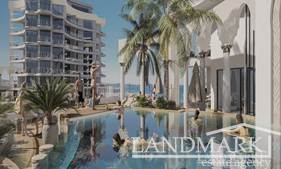 Modern and Luxury 1-bedroom apartments + infinity and unique palm shape swimming pools + indoor pool + Fitness centre + SPA centre + tennis and football courts + children’s playgrounds + restaurants + bar + coffee shop + BBQ areas + 24/7 CCTV camera system + walking distance to the beach + payment plan
