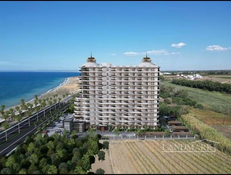 Studio-Apartments in einer exklusiven Strandresidenz + Sandstrand + Innen- und Außenpools + Zahlungsplan + türkische Eigentumsurkunden