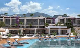 Penthouse studio apartments in a luxury resort complex + restaurant + infinity swimming pools